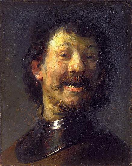 REMBRANDT Harmenszoon van Rijn The laughing man China oil painting art